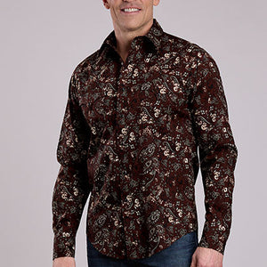 Men's Brilliant Paisley Snap Shirt - Roper