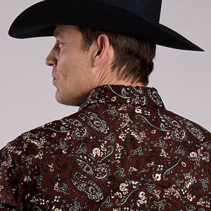 Men's Brilliant Paisley Snap Shirt - Roper