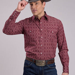 Men's Linear Aztec Snap Shirt - Roper