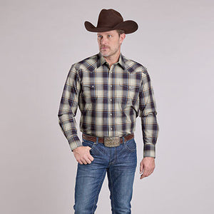 Men's Night Shade Plaid Shirt - Roper