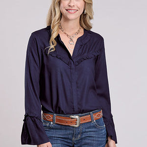 Women's Ruffle Trim Shirt - Roper