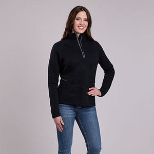 Women's 3/4 Zip Pullover Jacket - Roper
