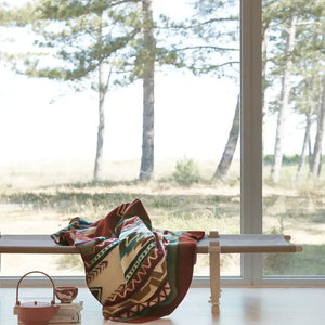 Antisana Earth Southwestern Blanket - Ecuadane