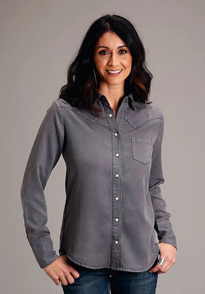 Womens Stetson Grey Shirt
