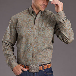 Men's Victorian Paisley Shirt - Stetson