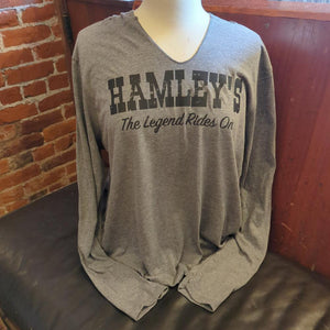 Hamley Logo Long Sleeve Hooded T-Shirt