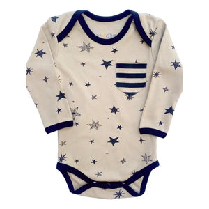 Organic Cotton L/S Bodysuit - Cosmic Star