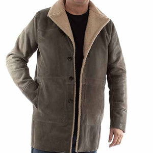 Men's Shearling Coat - Scully