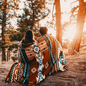 Antisana Earth Southwestern Blanket - Ecuadane