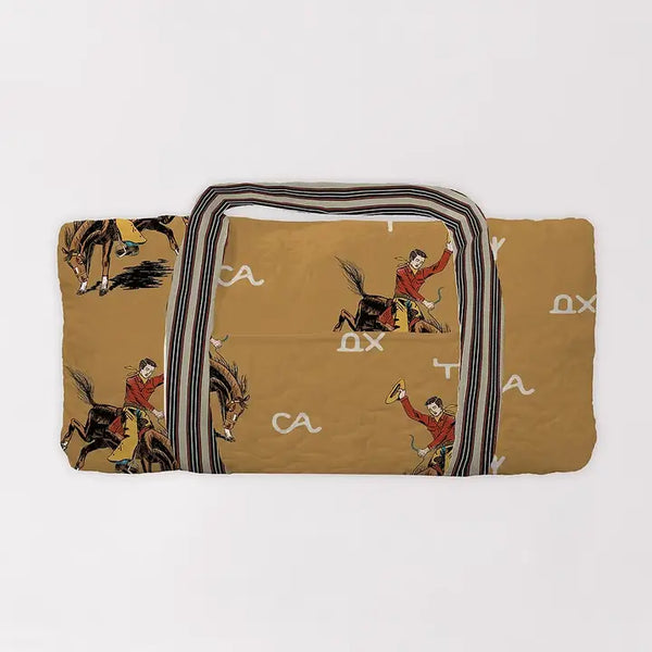 Lazy J Quilted Weekender Duffle Bag - Ida Mae Home
