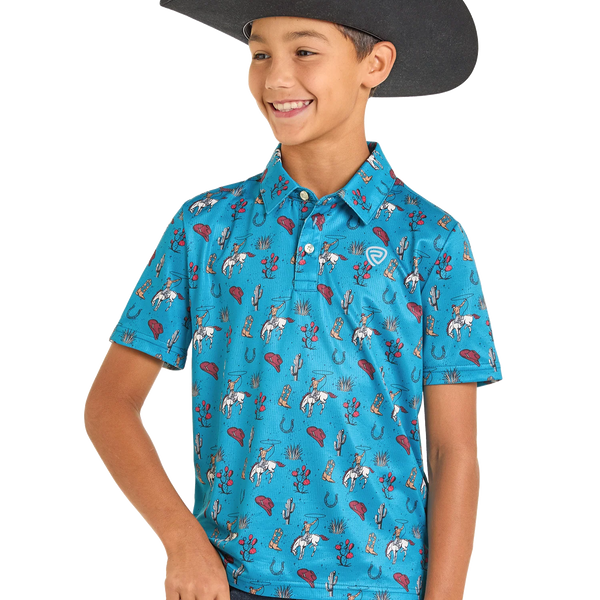 Boy's Conversational Polo -Rock & Roll