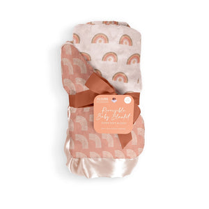 Reversible Baby Blanket Be Kind Rainbows - JuJuBe