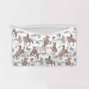 Birdie Cowgirl Neutral Makeup Bag - Ida Mae Home