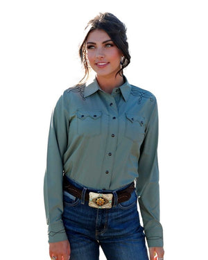 Women's Western Snap Shirt- - Cruel Girl