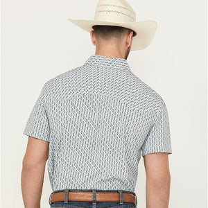 Men's Geo Print Performance Shirt - Panhandle Slim
