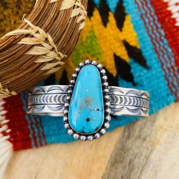 Navajo Turquoise Bracelet- Nizhoni Traders LLC