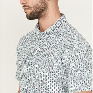 Men's Geo Print Performance Shirt - Panhandle Slim