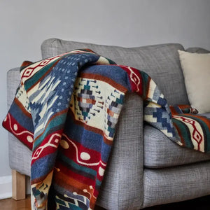 Sumaco Wave Southwestern Blanket - Ecuadane