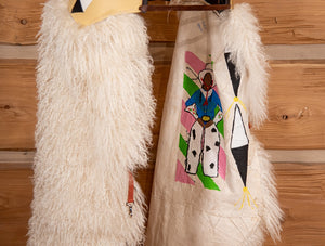 Angora Chaps with Painting - Gia Paul