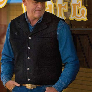 Men's Buckaroo Wool Vest - Wyoming Traders