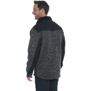 Men's Two-Toned Knit Jacket - Cripple Creek