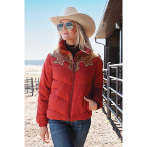 Women's Puffer Western Jacket - Cruel Girl