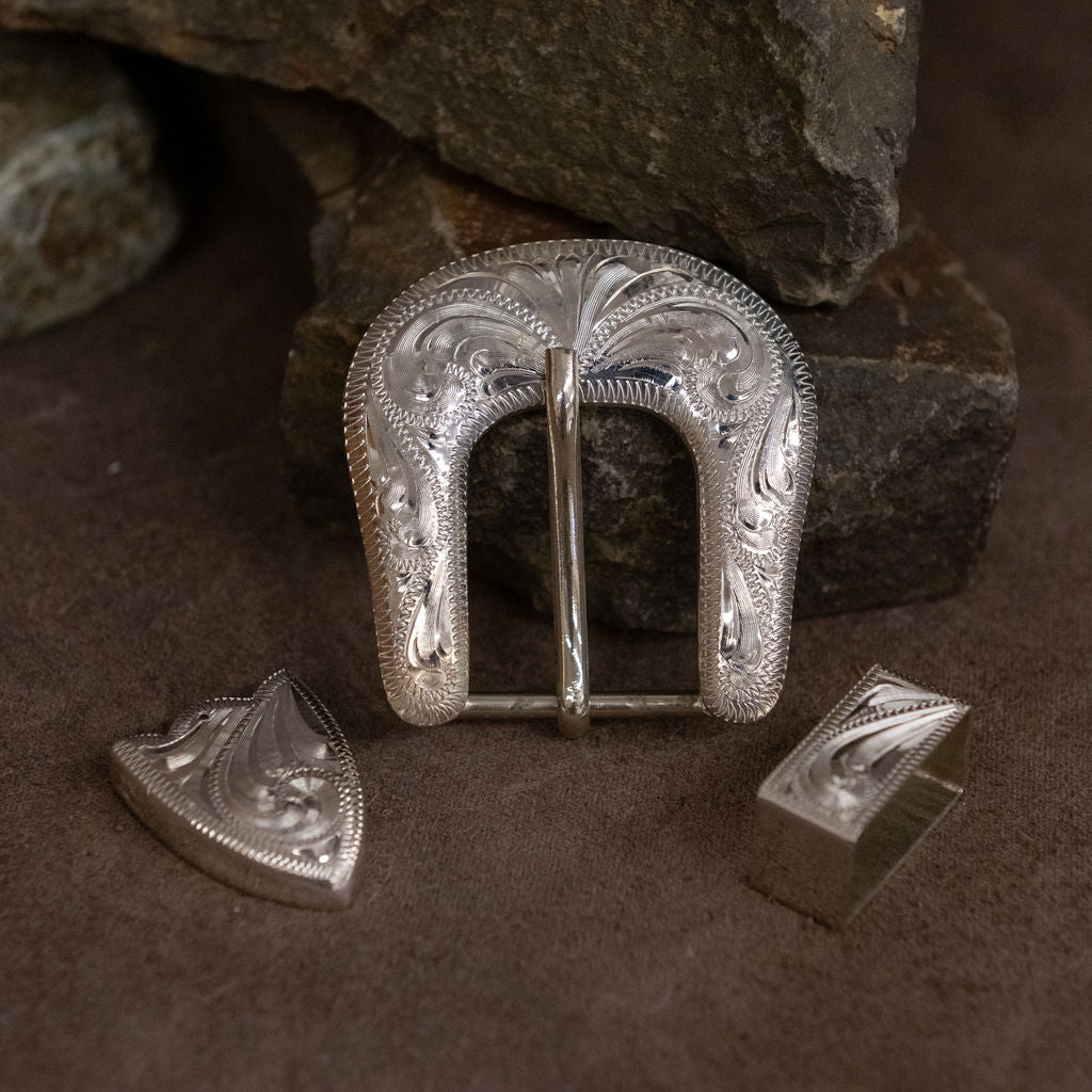 hansen western gear Sterling San Antonio Buckle