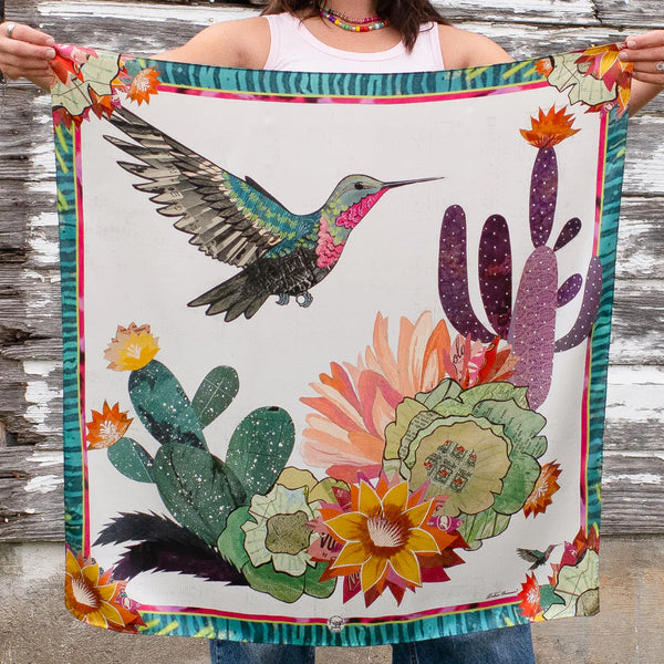 Cactus Bloom - Fringe Scarves