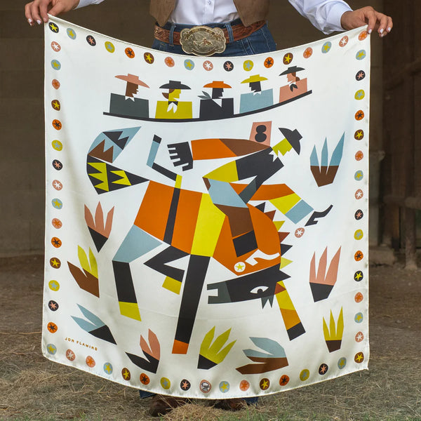 Bronco Rider - Fringe Scarves
