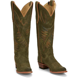Women's Clara Green Boots - Justin Boots