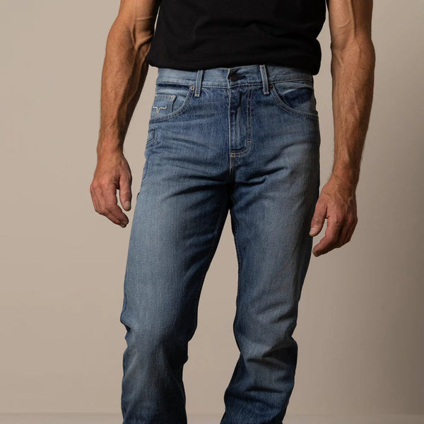 Men's James Mid Wash Jeans - Kimes Ranch