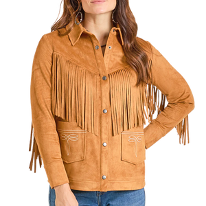 Women's Fringe Boot Stitch Jacket - Panhandle Slim