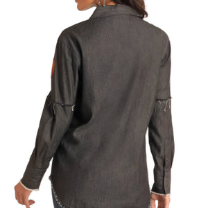 Women's Western Patches Shirt - Panhandle Slim