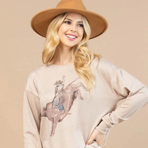 Layla Western Graphic Sweatshirt - Avery