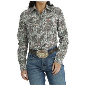 Women's Long Sleeve Button Shirt - Cinch