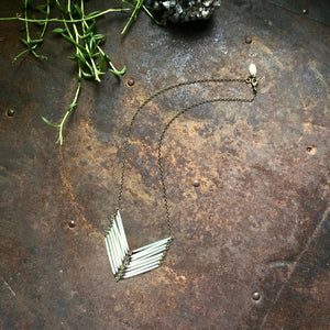 Porcupine Quill Chevron Necklace - ASTALI