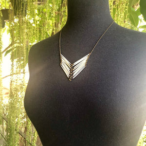 Porcupine Quill Chevron Necklace - ASTALI