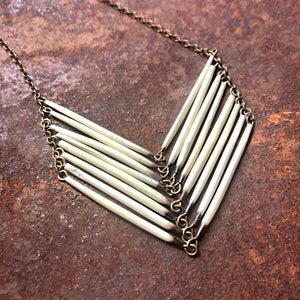 Porcupine Quill Chevron Necklace - ASTALI