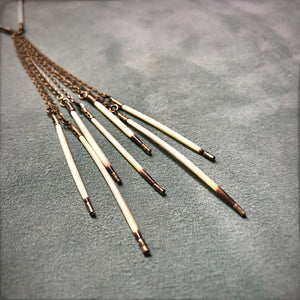 Porcupine Quill Fringe Style Necklace - ASTALI