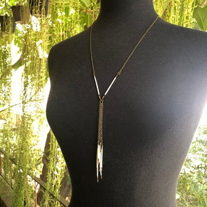 Porcupine Quill Fringe Style Necklace - ASTALI