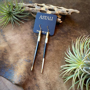 Porcupine Quill in Bullet Earrings - ASTALI