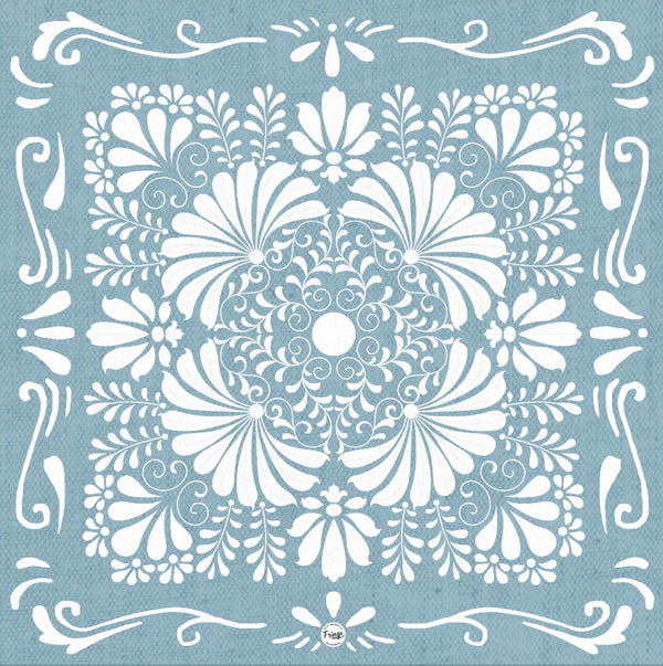 Bonita Bandana Chambray - Fringe Scarves
