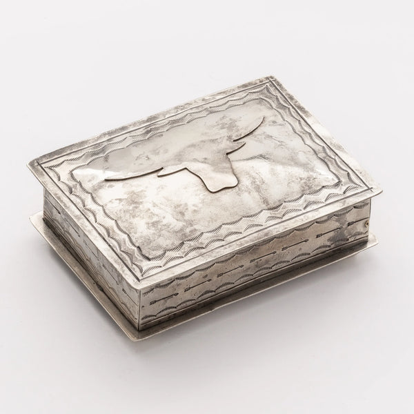 Stamped Longhorn Icon Box - J. Alexander