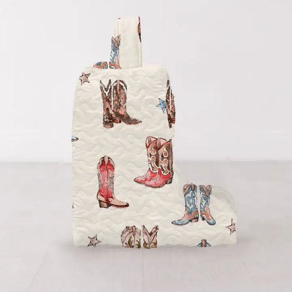 Thunderbird Boots Sand Quilted Boot Bag - Ida Mae Home