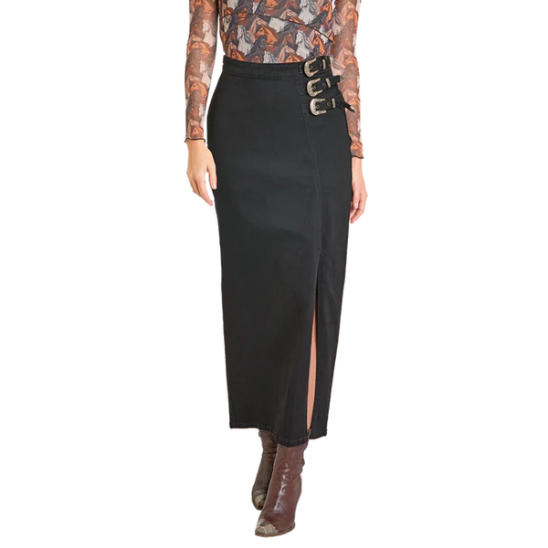 Women's Denim Maxi Skirt - Rock & Roll Denim