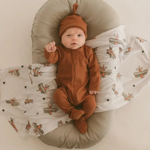 Baby Ribbed Footies - Boho + Babe