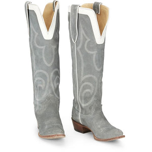 Women's Verlie Cool Grey Suede Boots - Justin Boots