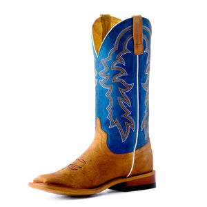 Men's Blue Jeans Top Boots - Horse Power