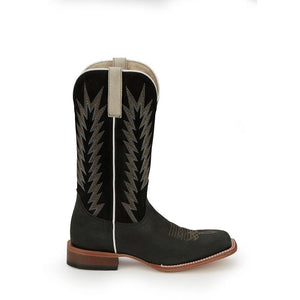 Men's Hombre Matte Black Boots- Justin Boots