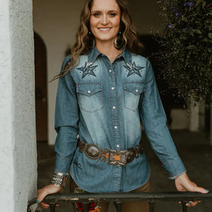 Women's American Mustang Button Up - Rodeo Quincy